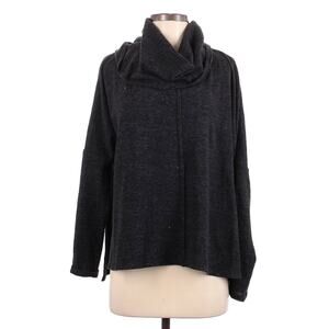 Status by Chenault Turtleneck Sweater Size Small black heathered soft Oversized